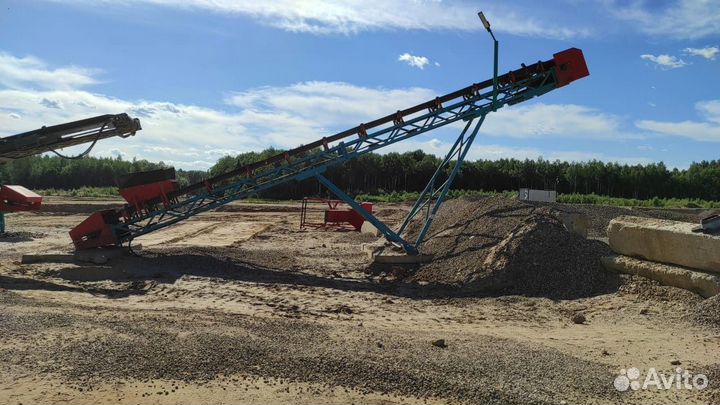 Ленточный конвейер желобчатый