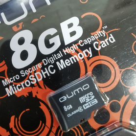 Карта памяти microsdhc 8 Gb CL6 Qumo