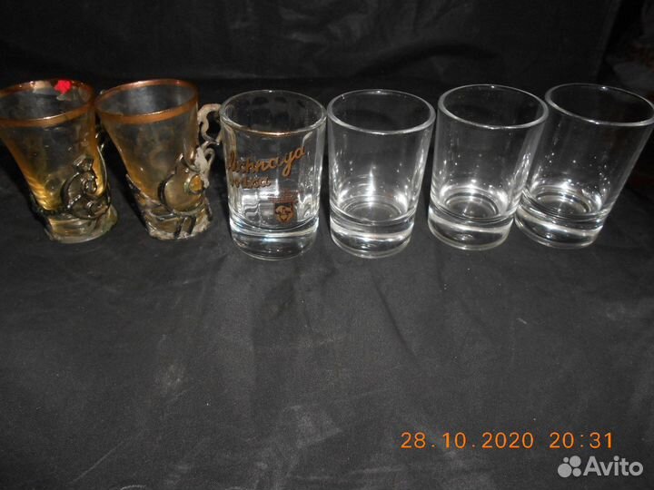 Рюмки,стопки,стаканы из советских сервизов