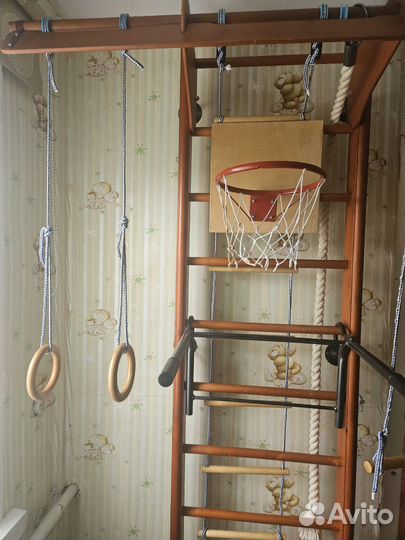 Детская шведская стенка деревянная