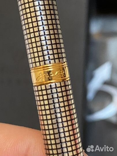 Ручка parker sonet Slim позолота/сереро