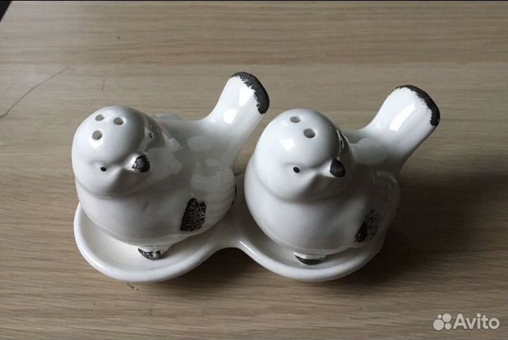 Наборы для специй, фарфор/керамика/дерево