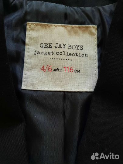 Пиджак на мальчика 116