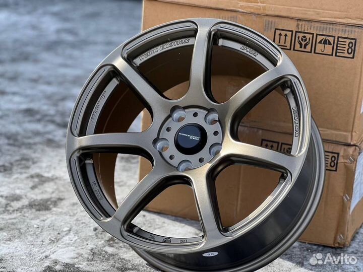 Диски Work T7R r17 5x114.3 Bronze