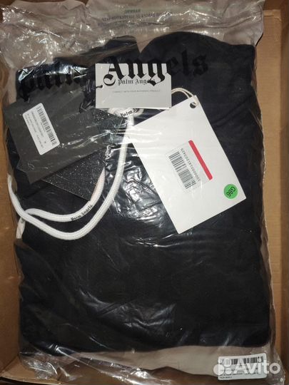 Худи Palm Angels рисунок из логотипов size M
