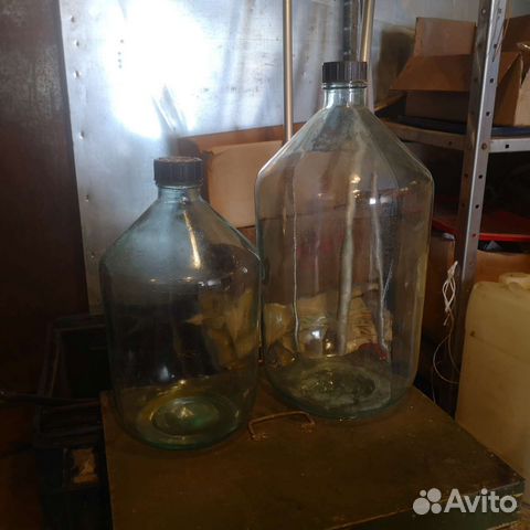 Бутылка стеклянная 20 литров