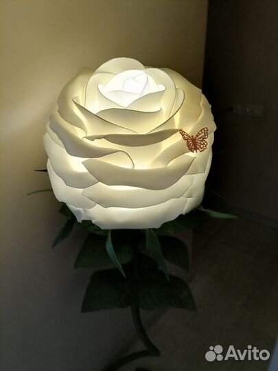 Роза светильник