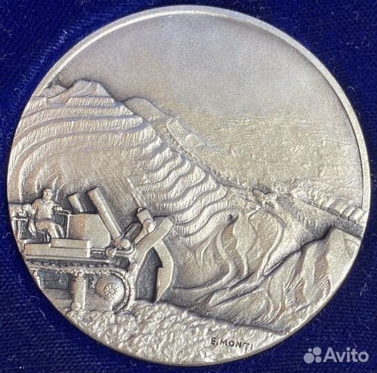 Серебряная медаль компании Amiantifera diBalangero