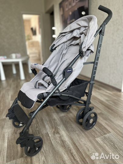 Коляска трость Chicco Lite Way Top Dark Beige