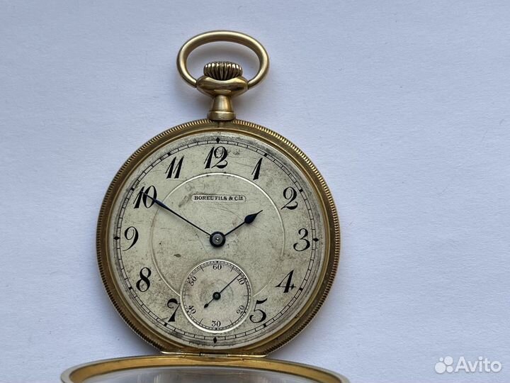 Золотые часы Borel Fils & Cie, Spiral Breguet. нач