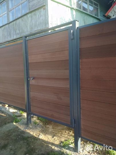 Откатные ворота с установкой