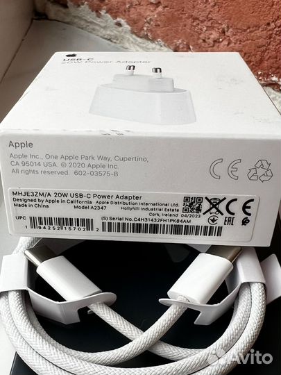 Блок Питания / Адаптер Apple 20w Оригинал