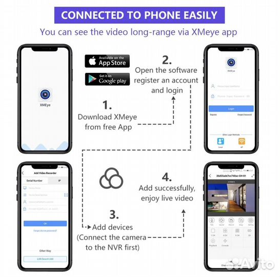 Комплект poe видеонаблюдения 3mp Hiseeu