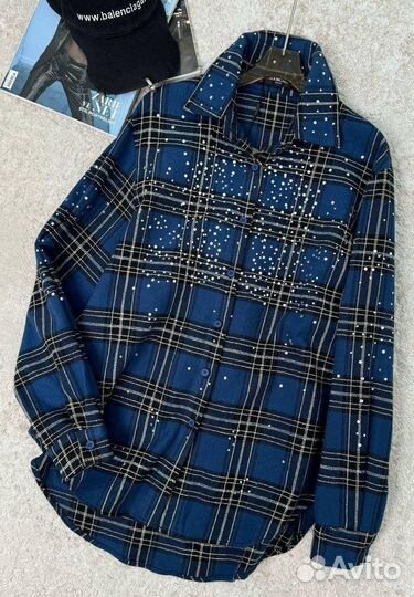 Рубашка женская Balenciaga оверсайз (NEW 2025 )