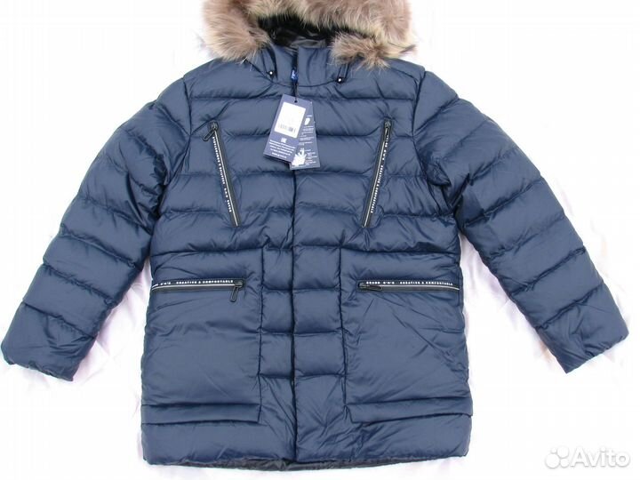 Новый теплый зимний пуховик до -40 брендовый