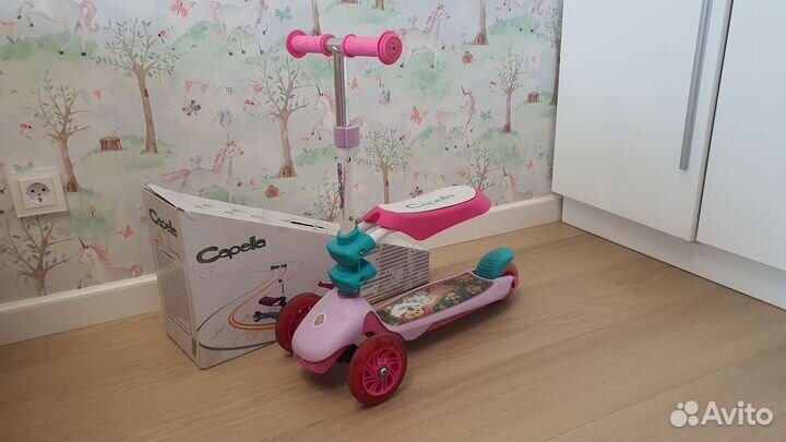 Самокат Capella трёхколёсный