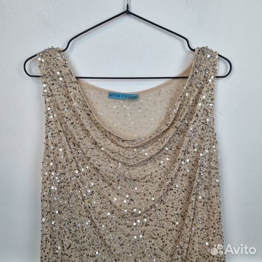 Топ Alice + Olivia 46 M с пайетками