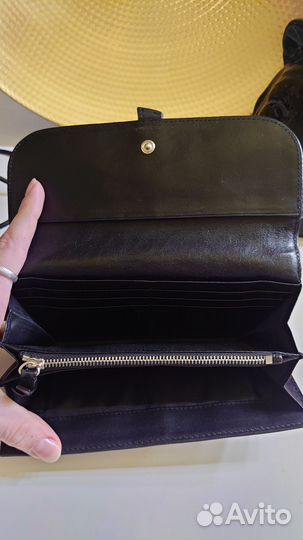 Портмоне Moschino кожа и текстиль Оригинал