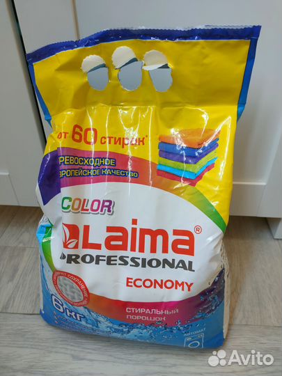 Стиральный порошок лайма Professional Color, 6 кг