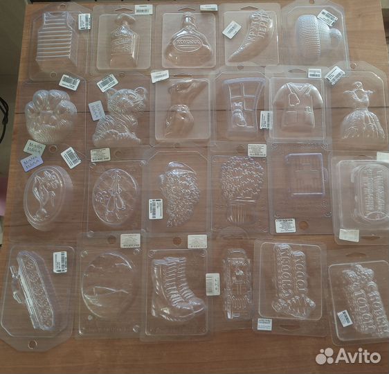 Пластиковые формы для мыла