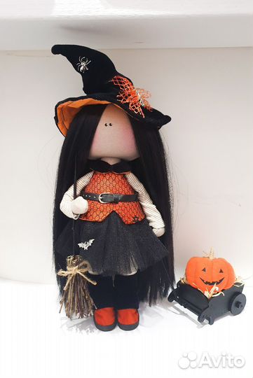 Интерьерная кукла Ведьмочка