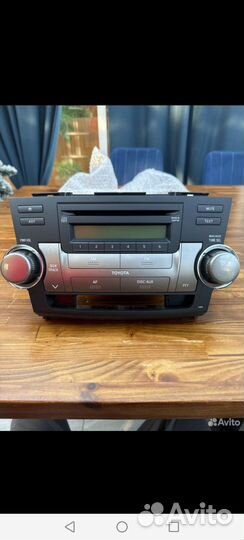 Магнитола штатная тойота хайлендер 2013 года