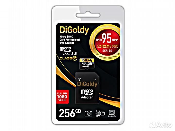 Карта памяти micro sd 256 gb 10 класс с адаптером