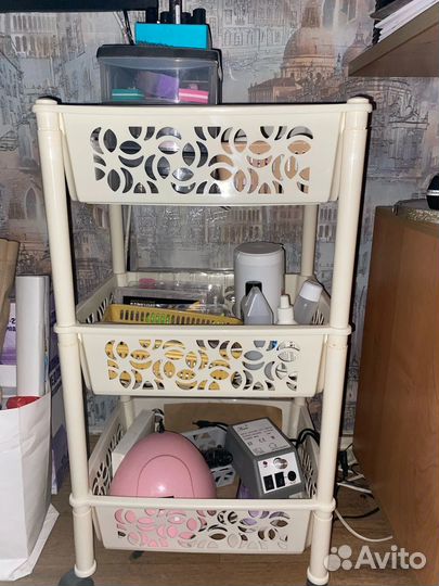 Набор для маникюра с фрезами и наращивания