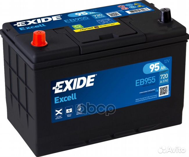 Exide EB955 excell аккумуляторная батарея 19.5