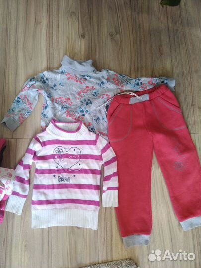 Одежда на девочку пакетом рост 92-110