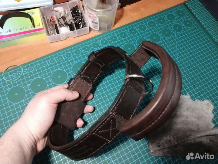 Ошейники из натуральной кожи ручной работы