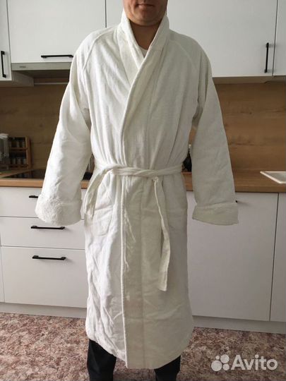 Белый Махровый халат из Турции