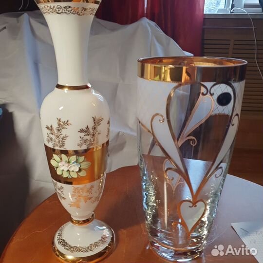 Вазы,богемия
