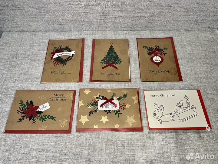 Новые открытки Рождество День рождения