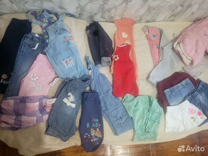 Вещи пакетом на девочку 2 3 года размеры 92-98