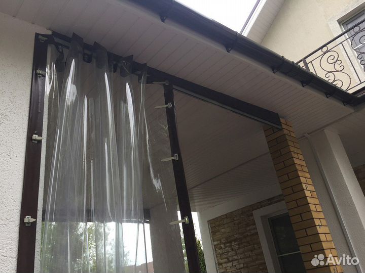 Раздвижные мягкие окна (шторы) для летних террас