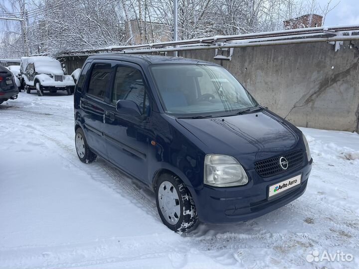 Opel Agila 1.2 МТ, 2000, 217 000 км