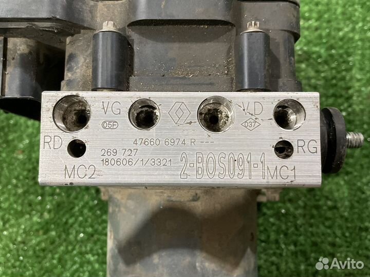 Блок abs Duster Captur