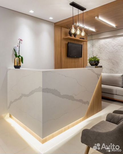 Стойка ресепшн, кассовые стойки