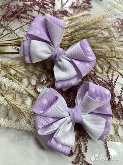 Банты для волос ручная работа