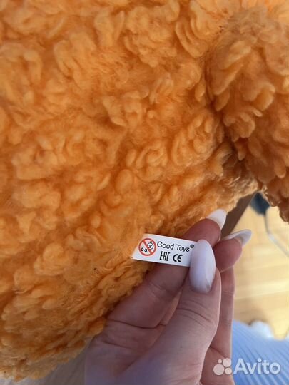 Большая мягкая игрушка лиса