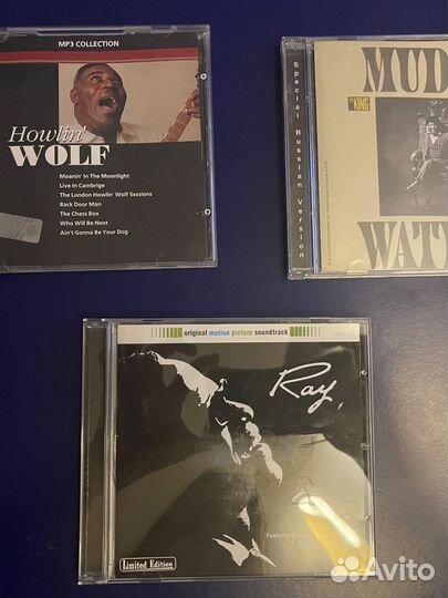 Muddy Waters, Howlin Wolf, Ray Charles CD диски