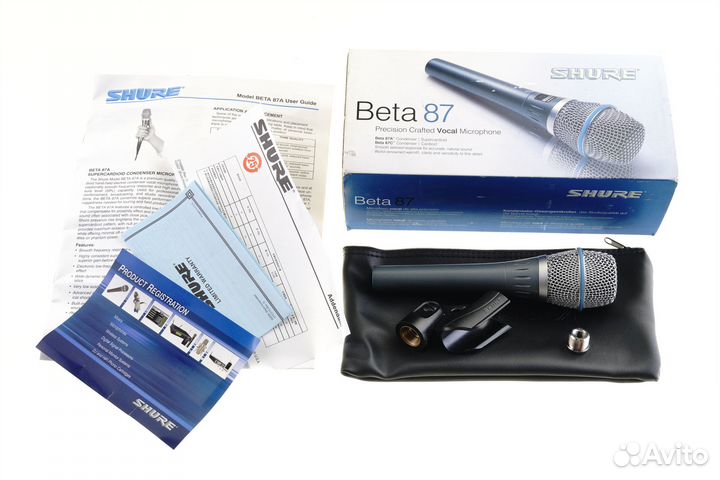 Вокальный микрофон Shure beta 87A
