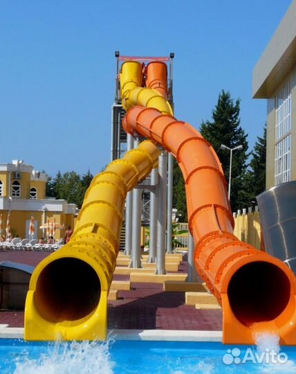 Водные горки для аквапарка, частично с документами