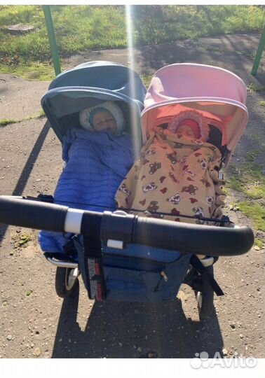 Коляска для двойни bugaboo