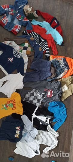 Вещи для мальчика 74 86