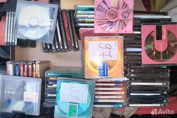Минидиск MD mini disc 60, 74, 80 min
