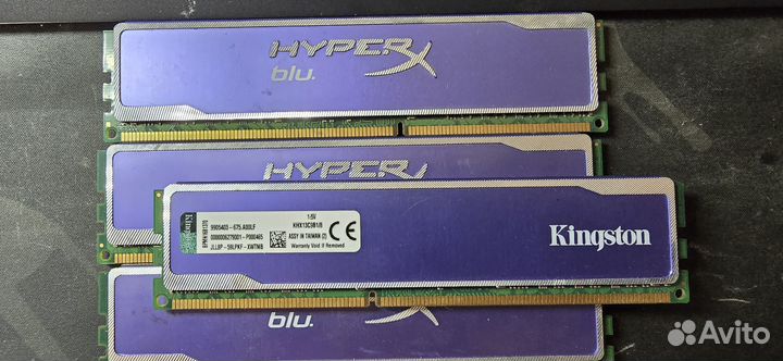 Память Kingston HyperX Blu DDR3 2x 8 Гб