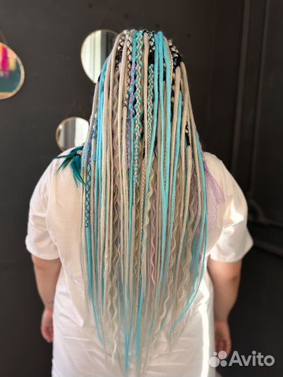 Афрокосы, дреды, афролоконы