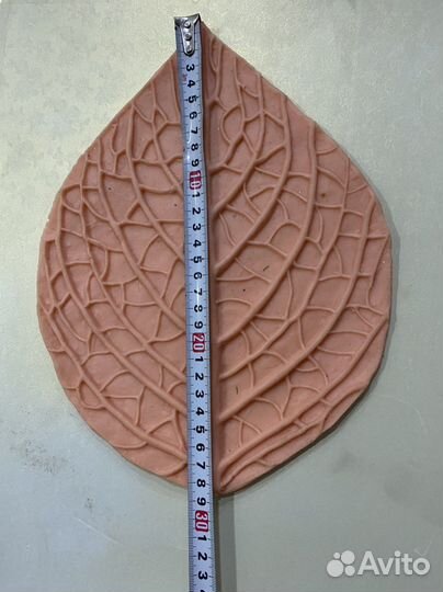 Молд силиконовый для ростовых цветов лист